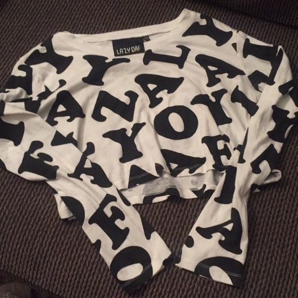 LAZY OAF Alphabet Crop Top - Dolls Kill - Picture 3 of 4